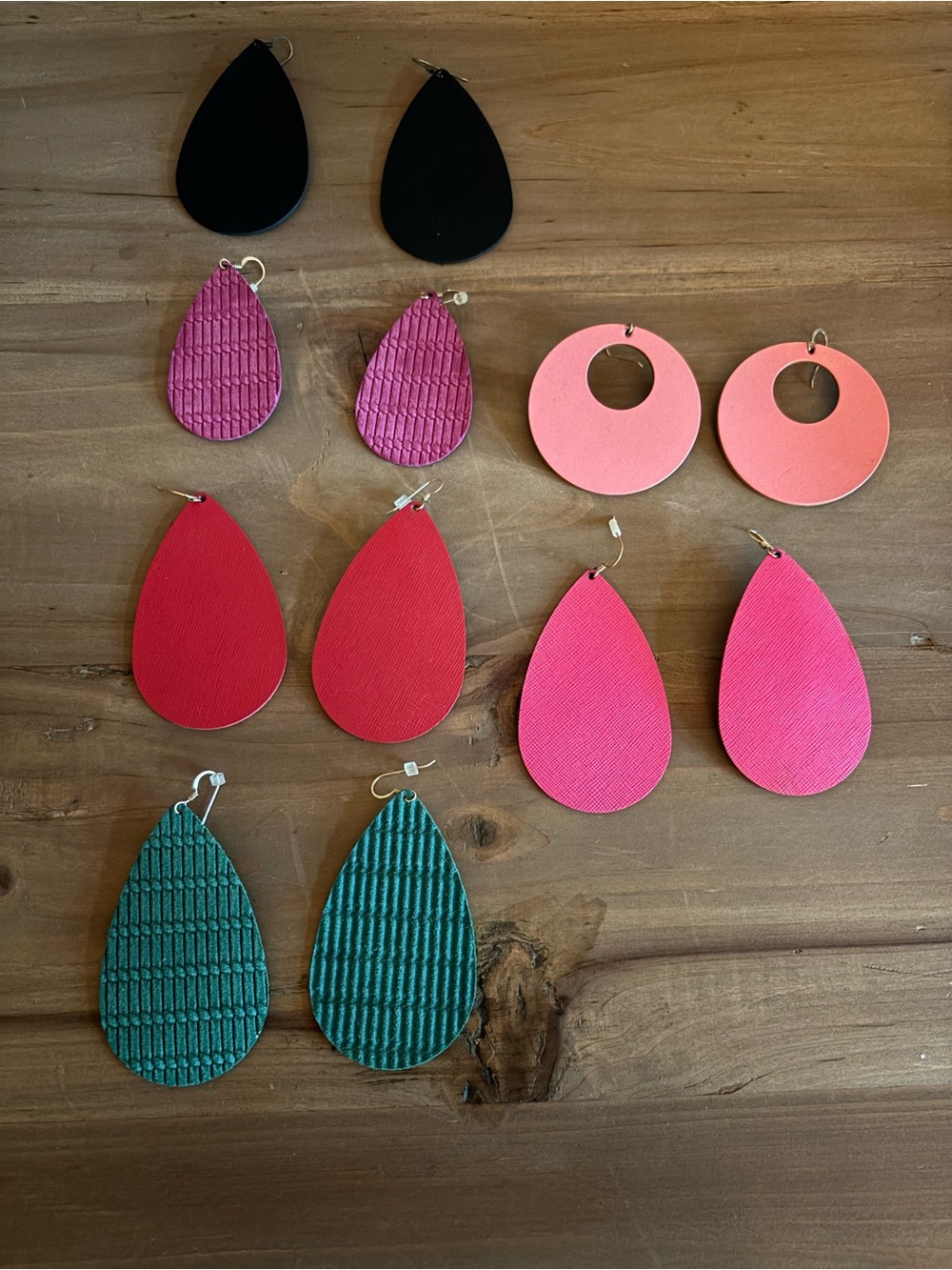 Pretty Nickel & Suede earring collection